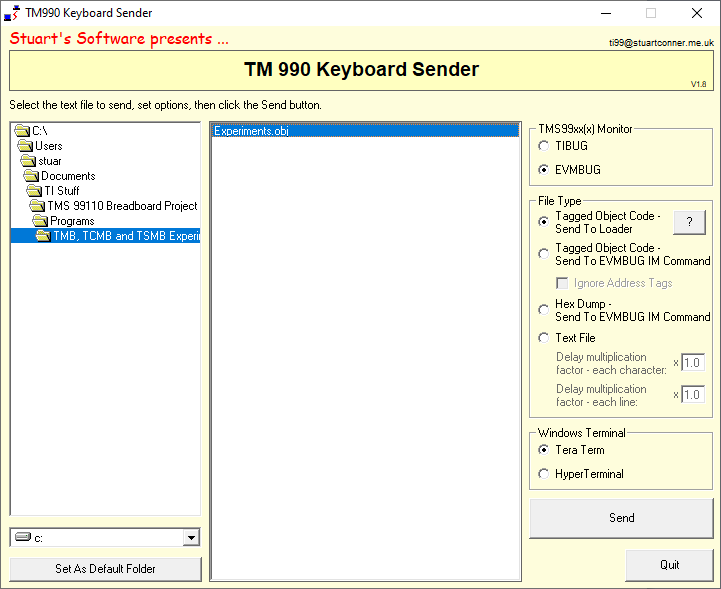 Keyboard Sender Utility