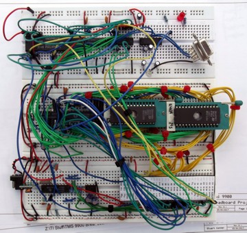 TMS 9900 Breadboard System Photo